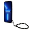 Guess fekete gyöngyház szíj - iPhone 13 Pro tok (átlátszó)