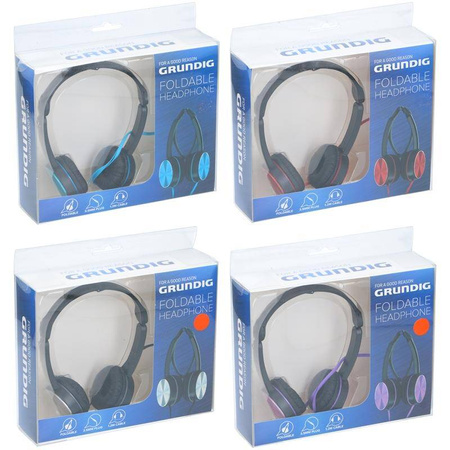 Grundig - Foldable over-ear headphones (silver)