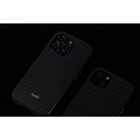 Moshi Arx Slim Hardshell Case - iPhone 13 mini MagSafe Case (Mirage Schwarz)