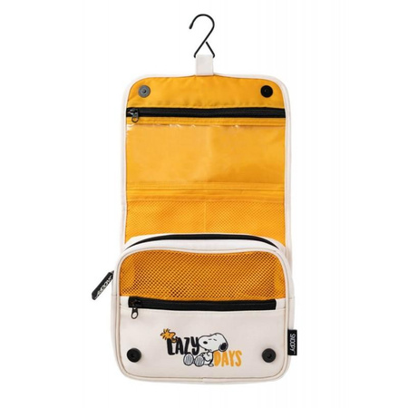 Snoopy - Travel cosmetic bag with hanging handle