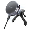 Spigen Essential EV25MFAQ - Magnetic Car Vent Mount with 25W Wireless Charging MagSafe Qi2.2 (Black)