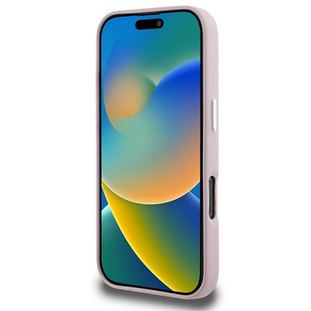 Karl Lagerfeld FW Metal Plate MagSafe - Case for iPhone 16 Pro (pink)