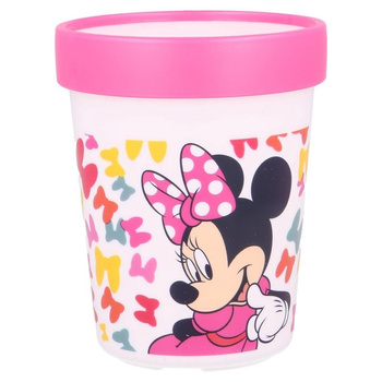 Minnie Mouse - Hrnek s protiskluzem 260 ml (růžový)