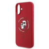 Karl Lagerfeld Silicone Karl & Choupette Ring MagSafe - Case iPhone 16 Plus (red)