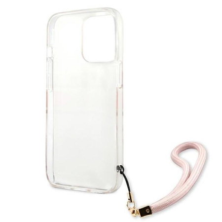 Guess Marble Strap - Coque iPhone 13 Pro (rose)