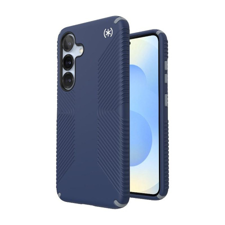 Speck Presidio2 Grip Magnet - Case for Samsung Galaxy S25 / 24 MagSafe (Coastal Blue/Dust Grey/White)