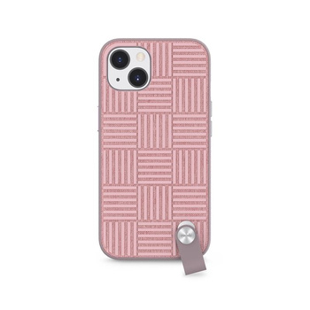 Moshi Altra - tok levehető zsinórral iPhone 13 (antibakteriális NanoShield™) (rózsaszín)