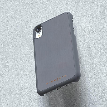Nordic Elements Original Gefion - Fából készült tok iPhone XR készülékhez (középszürke)