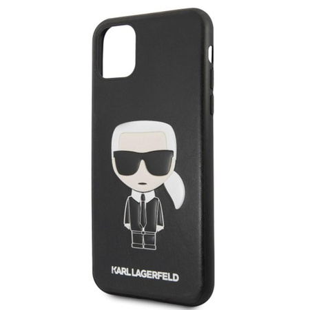 Karl Lagerfeld Iconic Karl Embossed Fullbody - pouzdro pro iPhone 11 Pro Max (černé)