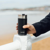 Quokka Boost Coffee Tumbler - termohrnek z nerezové oceli s vařičem 400 ml (Carbon Black)