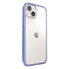 Speck Presidio Perfect-Clear mit Aufprallgeometrie - iPhone 15 Plus / 14 Plus Hülle mit MICROBAN-Beschichtung (Clear / Grounded Purple)