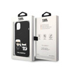 Karl Lagerfeld Liquid Silicone Karl & Choupette MagSafe - Case for iPhone 14 Plus (Black)