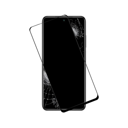 Crong 7D Nano Flexible Glass - 9H törésálló hibrid üveg a Xiaomi Redmi Note 10S teljes képernyőjére