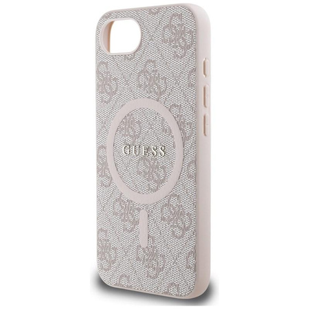 Guess 4G Ring Classic Logo MagSafe - Case for iPhone 16e (pink)