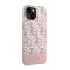 Guess GCube Stripes MagSafe - Case for iPhone 14 Plus (Pink)