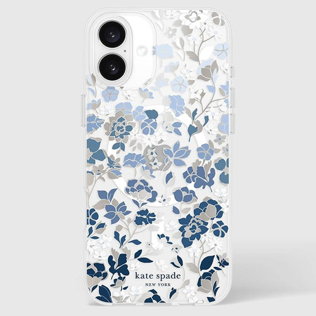 Kate Spade New York Protective Gems MagSafe - Pouzdro pro iPhone 16 Plus (Flowerbed Blue)