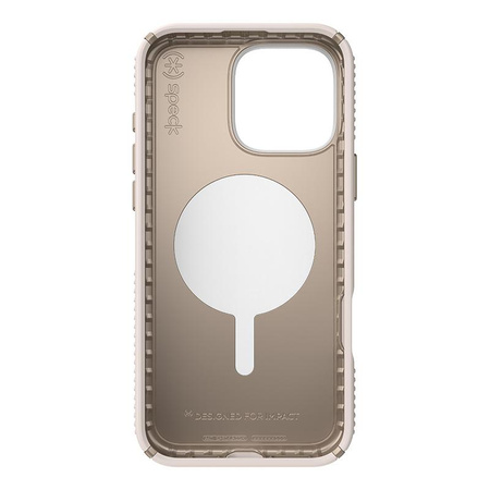 Speck Presidio2 Grip ClickLock & MagSafe - Case for iPhone 16 Pro Max (Bleached Bone / Heirloom Gold / Hazel Brown)