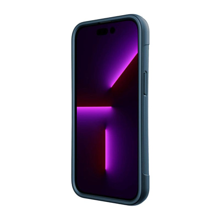 X-Doria Raptic Clutch - Biologisch abbaubare Hülle für iPhone 14 Pro (Falltest 3m) (Blau)