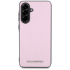 Karl Lagerfeld Saffiano fém logó - tok Samsung Galaxy A56 5G (rózsaszín)