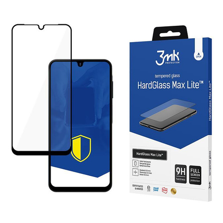 3mk HardGlass Max Lite - Tempered Glass for Samsung Galaxy A16 4G/5G (Black)