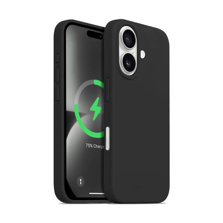 Crong Color Cover Magnetic - Pouzdro pro iPhone 16 Plus MagSafe (černý)