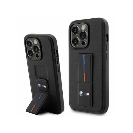 BMW Grip Stand Hot Stamp - Case for iPhone 14 Pro Max (Black)