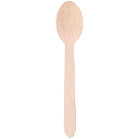 Cuisine Elegance - Set de cuillères en bois 16 cm 50 pcs.