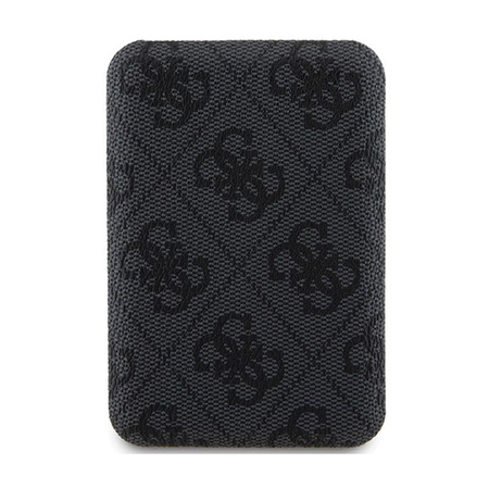 Guess 4G Leather Metal Logo MagSafe - Indukční powerbanka 5000 mAh 15W MagSafe (černá)