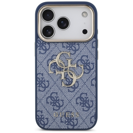 Guess 4G Big 4G Classic Logo - Case iPhone 17 Pro (Blau / Gold)