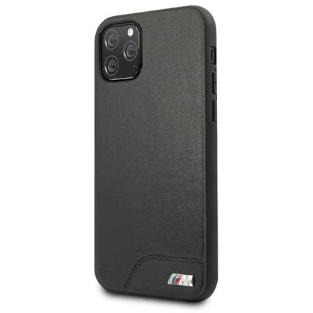 BMW Glattes PU-Leder - iPhone 11 Pro Tasche (schwarz)