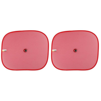 Dunlop - Sun visor for car side windows 36x44 cm 2 pcs (red)