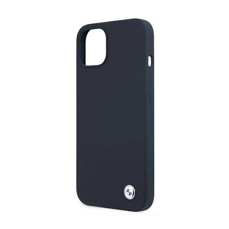 BMW Signature Logo iPhone 14 Pro Max Silicone Case - Black