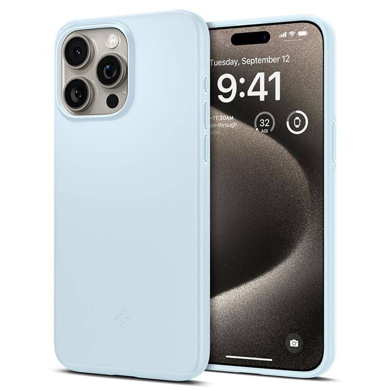 Spigen Thin Fit Case dla iPhone 15 Pro Max - Jasnoniebieski 