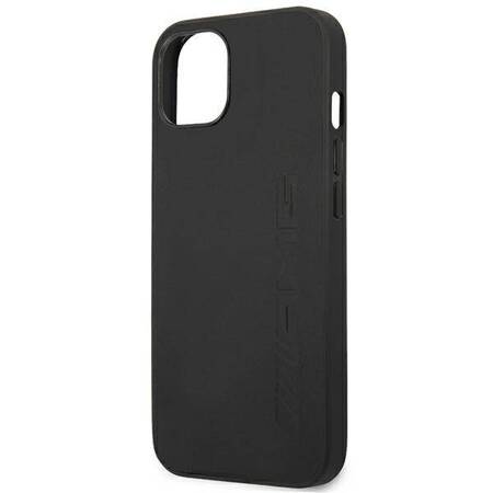 AMG AMHCP14SDOLBK iPhone 14 6,1" czarny/black hardcase Leather Hot Stamped