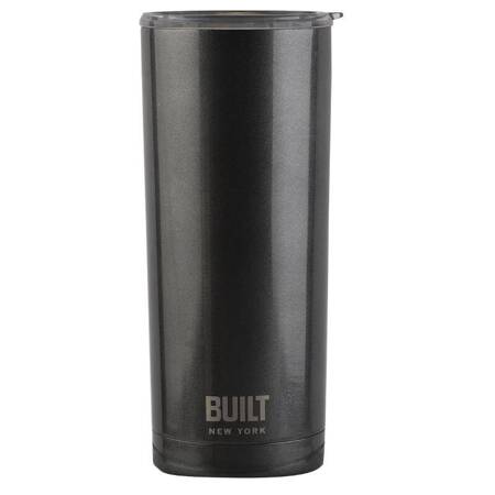 BUILT Vacuum Insulated Tumbler - Stalowy kubek termiczny z izolacją próżniową 600 ml (Charcoal Grey)