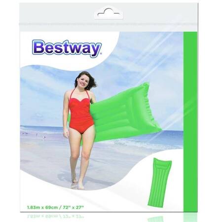 Bestway - Materac nadmuchiwany plażowy 183x69cm (Zielony)