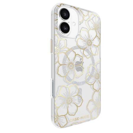 Case-Mate Floral Gems MagSafe - Etui iPhone 16 Plus (Gold)