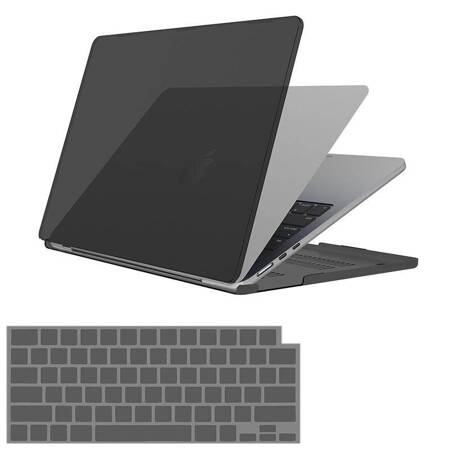 Case-Mate Snap-On Hardshell - Obudowa MacBook Air 15" M2 (2023) z nakładką na klawiaturę (Smoke)