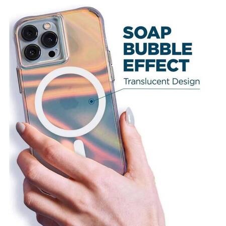 Case-Mate Soap Bubble MagSafe - Etui iPhone 14 Pro Max (Iridescent)