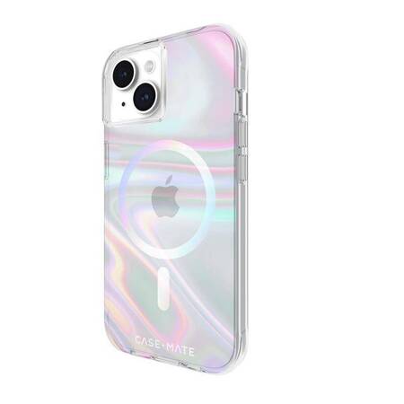 Case-Mate Soap Bubble MagSafe - Etui iPhone 15 (Iridescent)