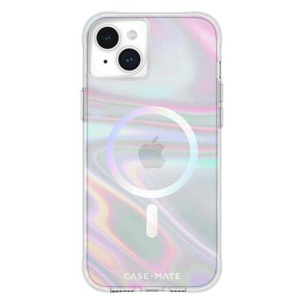 Case-Mate Soap Bubble MagSafe - Etui iPhone 15 Plus (Iridescent)