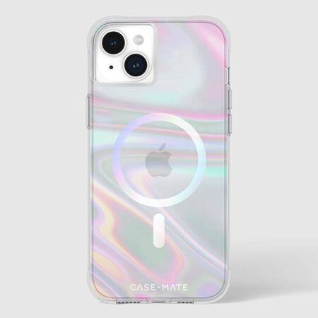 Case-Mate Soap Bubble MagSafe - Etui iPhone 15 Plus (Iridescent)