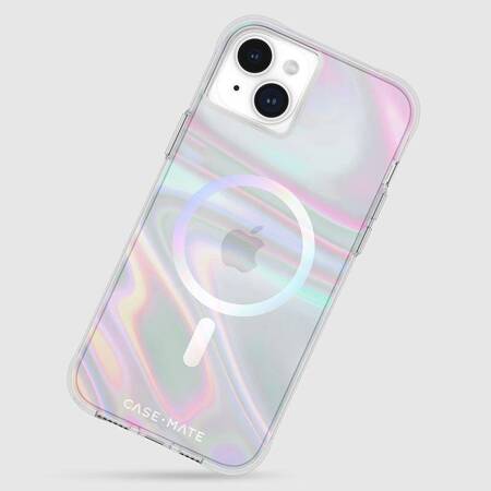 Case-Mate Soap Bubble MagSafe - Etui iPhone 15 Plus (Iridescent)