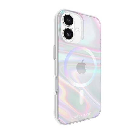 Case-Mate Soap Bubble MagSafe - Etui iPhone 16 (Iridescent)