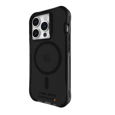 Case-Mate Tough Grip Plus D3O MagSafe - Etui iPhone 15 Pro (Smoke/Black)