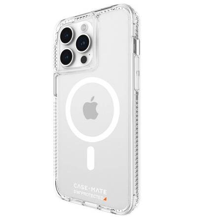 Case-Mate Ultra Tough Plus D3O MagSafe - Etui iPhone 15 Pro Max (Clear)