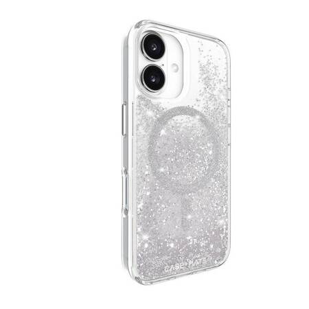 Case-Mate Waterfall MagSafe - Etui iPhone 16 (Silver)