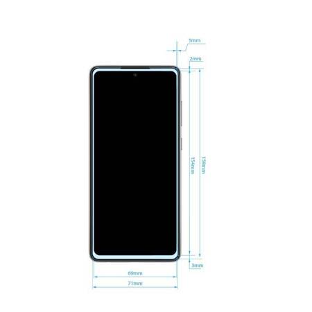 Crong 7D Nano Flexible Glass – Niepękające szkło hybrydowe 9H na cały ekran Samsung Galaxy A72