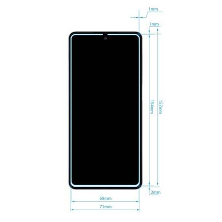 Crong 7D Nano Flexible Glass - Szkło hybrydowe 9H na cały ekran Samsung Galaxy M52 5G