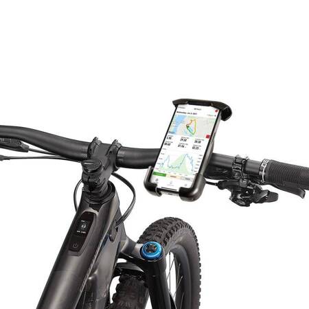 Crong Bikeclip Enduro - Uchwyt na telefon do roweru (czarny)
